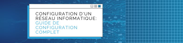 Visuel d'un écran d'ordinateur montrant la configuration du réseau informatique - Eccentrix
