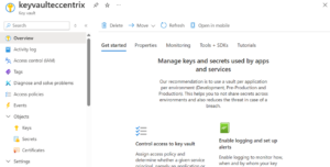 Image représentant le service Key Vault sur Azure.