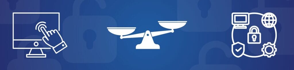 Une image de composants informatiques faisant référence à la gestion de la sécurité de l'information - Eccentrix