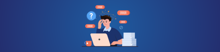 An illustration of a computer professional facing issues with computer virtualization - Eccentrix