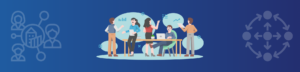 An image showing people collaborating, referring to the Dynamics 365 Business Central - Eccentrix