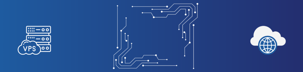 Visual representation of the key components involved in cloud and VPS hosting - Eccentrix