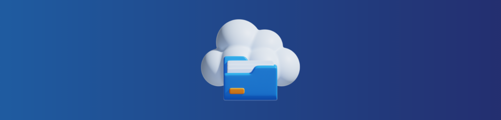 An image representing a cloud storage device, in relation to storage types in Azure - Eccentrix