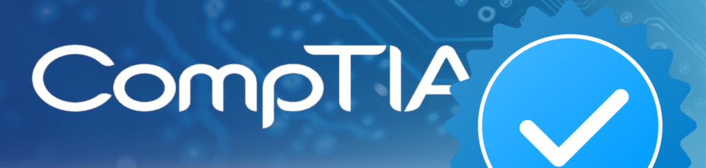 An illustration representing the CompTIA certifications and the top 10 of their benefits - Eccentrix