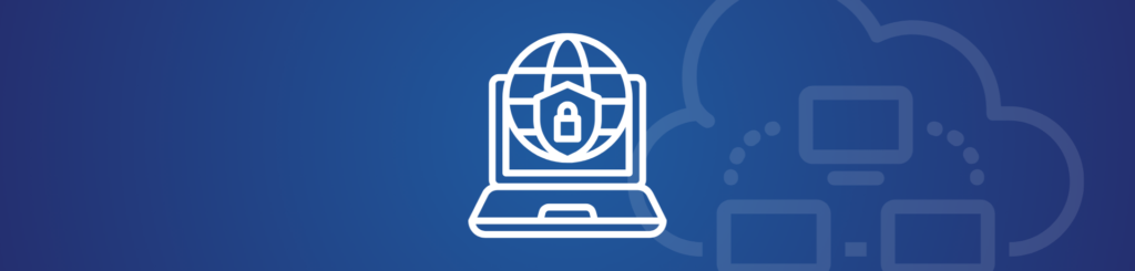 Image représentant une connexion informatique sécurisée avec VPN et VNet Peering dans Azure - Eccentrix