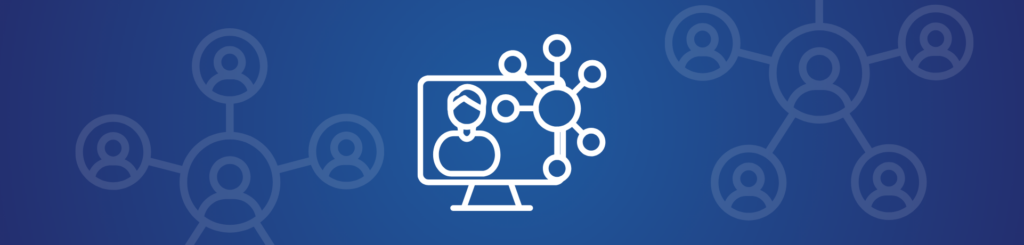 An illustration of connected communication referring to hub sites in SharePoint Online - Eccentrix