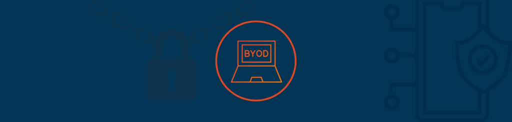 Illustration du concept « Bring Your Own Device » associé à la sécurité informatique - Eccentrix