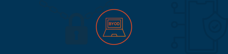 Illustration du concept « Bring Your Own Device » associé à la sécurité informatique - Eccentrix