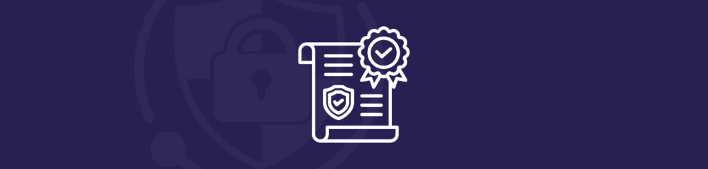 Une illustration représentant une certification en sécurité informatique, telle que Security+ ou CISSP - Eccentrix