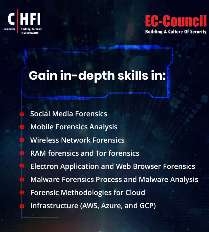 EC-Council CHFI Forensic Investigator Training description - 4