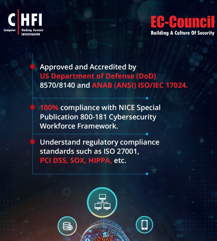 EC-Council CHFI Forensic Investigator Training description - 9